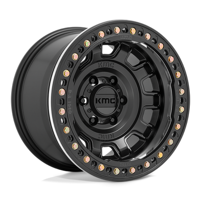 KMC KM236 TANK BEADLOCK 17x9 5x127 -15 Satin Black