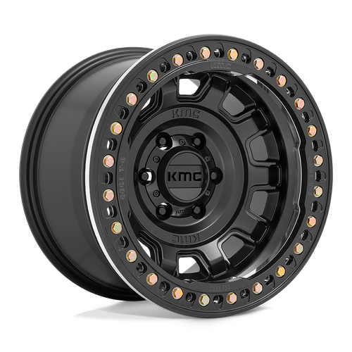 KMC KM236 TANK BEADLOCK 17x9 5x127 -38 Satin Black