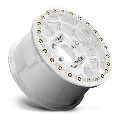KMC KM444 MESA FORGED BEADLOCK 17x9 6x165.1 +25 Raw Machined