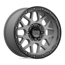 KMC KM535 GRENADE OFF-ROAD 17x9 6x135 +18 Matte Gray W/ Matte Black Lip