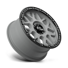 KMC KM535 GRENADE OFF-ROAD 18x8.5 5x120 +35 Matte Gray W/ Matte Black Lip