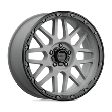 KMC KM535 GRENADE OFF-ROAD 20x9 5x127 +18 Matte Gray W/ Matte Black Lip