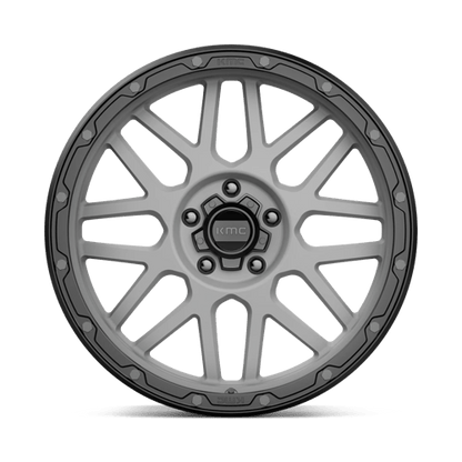 KMC KM535 GRENADE OFF-ROAD 20x9 5x127 +18 Matte Gray W/ Matte Black Lip