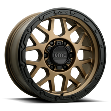 KMC KM535 GRENADE OFF-ROAD 17x9 6x135 -12 Matte Bronze W/ M-Black Lip