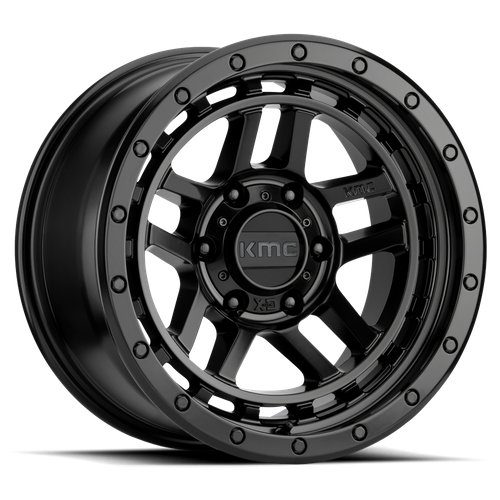 KMC KM540 RECON 17x9 5x127 -12 Satin Black