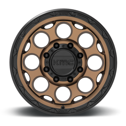 KMC KM541 DIRTY HARRY 17x8.5 8x165.1 +0 Matte Bronze W/ Black Lip
