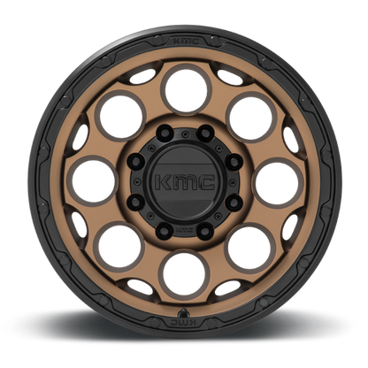 KMC KM541 DIRTY HARRY 17x8.5 8x165.1 +0 Matte Bronze W/ Black Lip