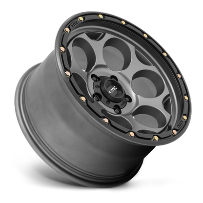 KMC KM541 DIRTY HARRY 17x8.5 5x127 +0 Satin Gray W/ Black Lip