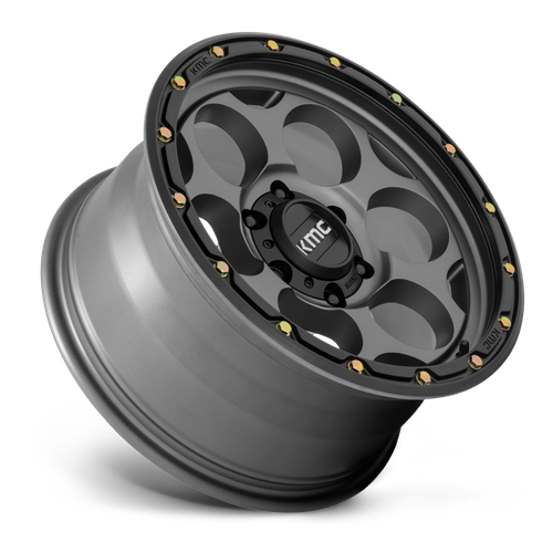 KMC KM541 DIRTY HARRY 18x8.5 6x139.7 +0 Satin Gray W/ Black Lip