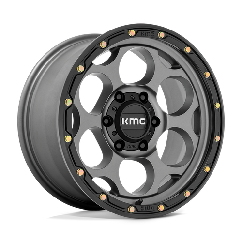 KMC KM541 DIRTY HARRY 17x8.5 6x135 +0 Satin Gray W/ Black Lip