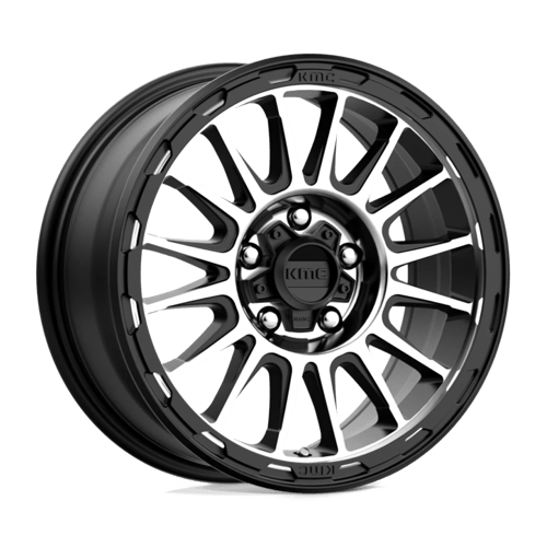 KMC KM542 IMPACT 16x7 5x114.3 +30 Satin Black Machined