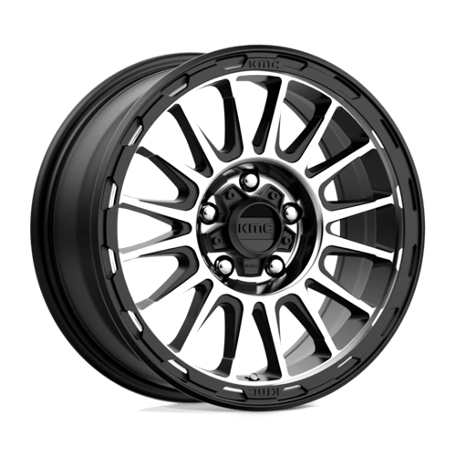 KMC KM542 IMPACT 16x8 5x150 +0 Satin Black Machined