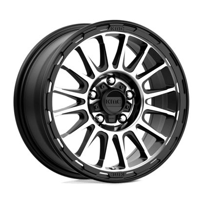 KMC KM542 IMPACT 16x8 5x150 +0 Satin Black Machined