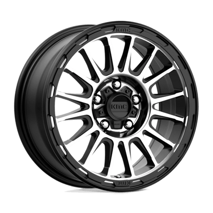 KMC KM542 IMPACT 17x8 6x139.7 +20 Satin Black Machined