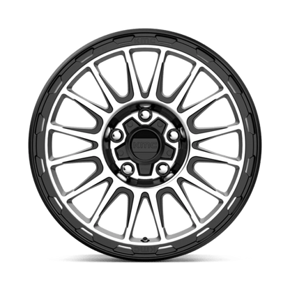 KMC KM542 IMPACT 16x7 5x110 +30 Satin Black Machined