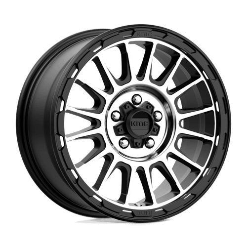 KMC KM542 IMPACT 17x8 5x114.3 +35 Satin Black Machined