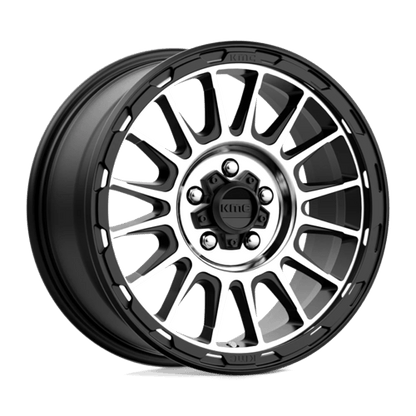 KMC KM542 IMPACT 17x8 5x114.3 +35 Satin Black Machined