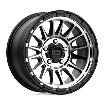 KMC KM542 IMPACT 17x8.5 5x127 +0 Satin Black Machined