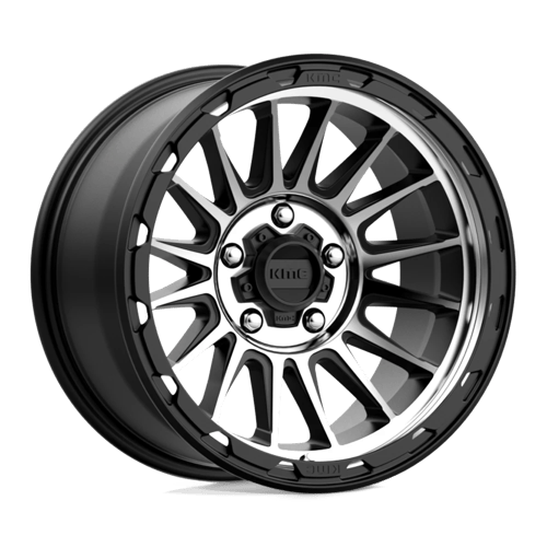 KMC KM542 IMPACT 17x9 5x127 -12 Satin Black Machined