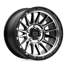 KMC KM542 IMPACT 17x9 5x127 -12 Satin Black Machined