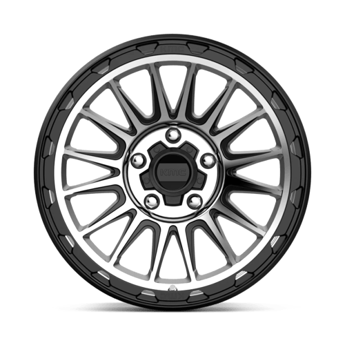 KMC KM542 IMPACT 17x9 5x127 -12 Satin Black Machined