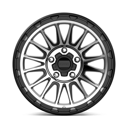 KMC KM542 IMPACT 17x9 5x127 -12 Satin Black Machined