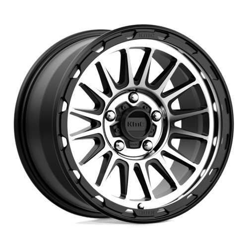 KMC KM542 IMPACT 17x9 5x127 +18 Satin Black Machined
