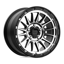 KMC KM542 IMPACT 17x9 5x127 +18 Satin Black Machined