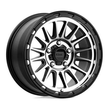 KMC KM542 IMPACT 17x9 5x127 +18 Satin Black Machined