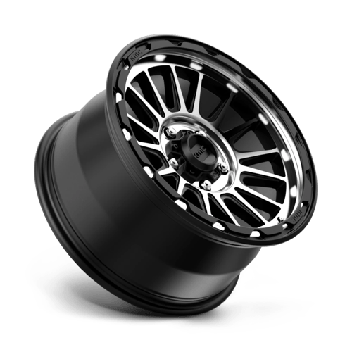 KMC KM542 IMPACT 17x9 5x127 +18 Satin Black Machined