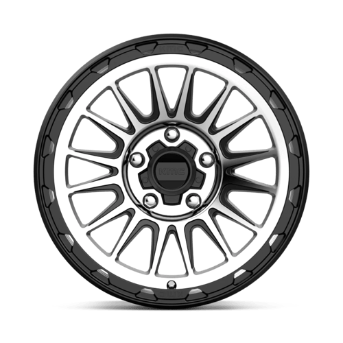 KMC KM542 IMPACT 17x9 5x127 +18 Satin Black Machined
