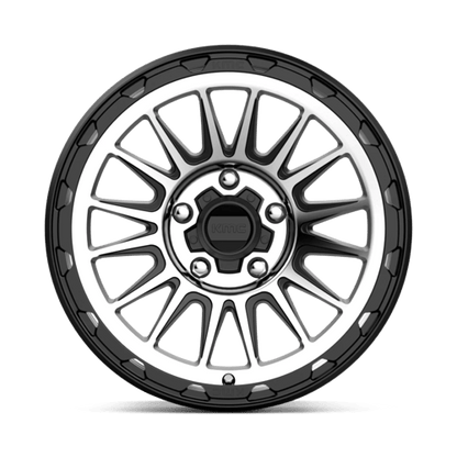 KMC KM542 IMPACT 17x9 5x127 +18 Satin Black Machined