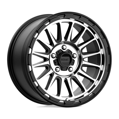 KMC KM542 IMPACT 18x9 5x127 +18 Satin Black Machined