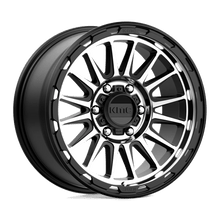 KMC KM542 IMPACT 18x9 6x114.3 +18 Satin Black Machined