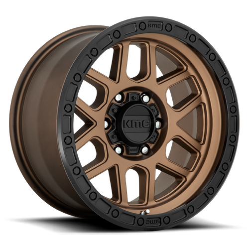 KMC KM544 MESA 20x9 8x165.1 +0 Matte Bronze W/ Black Lip