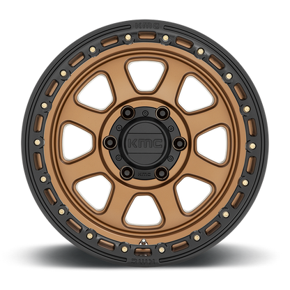 KMC KM548 CHASE 20x9 6x139.7 +0 Matte Bronze W/ Black Lip