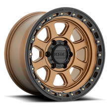 KMC KM548 CHASE 17x9 6x139.7 +0 Matte Bronze W/ Black Lip