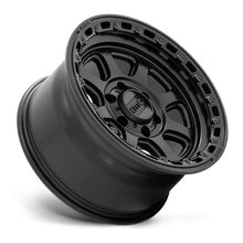 KMC KM548 CHASE 17x9 5x127 +0 Satin Black W/ Gloss Black Lip