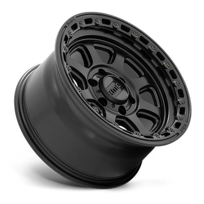 KMC KM548 CHASE 20x9 6x139.7 +0 Satin Black W/ Gloss Black Lip