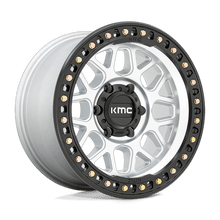 KMC KM549 GRS 17x8.5 5x150 +0 Machined W/ Satin Black Lip