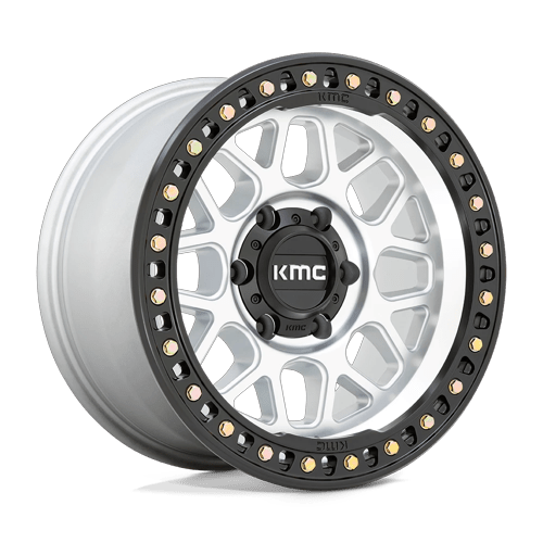 KMC KM549 GRS 17x9 5x150 +18 Machined W/ Satin Black Lip