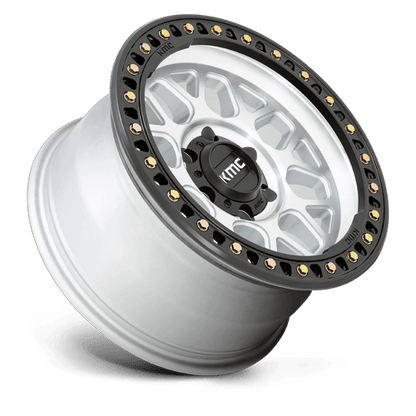 KMC KM549 GRS 18x9 6x135 +18 Machined W/ Satin Black Lip