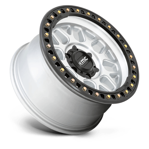 KMC KM549 GRS 20x9 5x127 +18 Machined W/ Satin Black Lip
