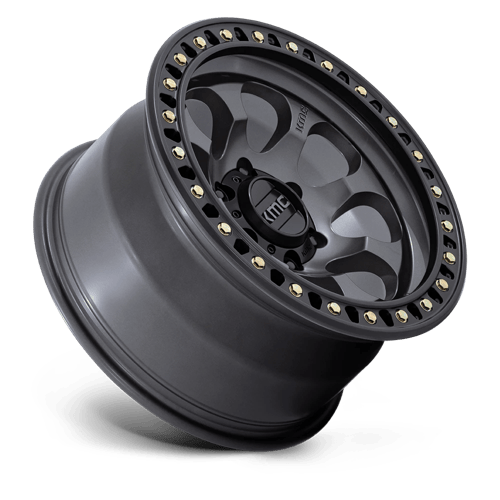 KMC KM550 RIOT SBL 18x9 6x135 +18 Anthracite W/ Satin Black Lip