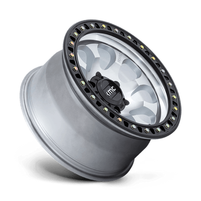 KMC KM550 RIOT SBL 17x9 6x139.7 -12 Machined W/ Satin Black Lip