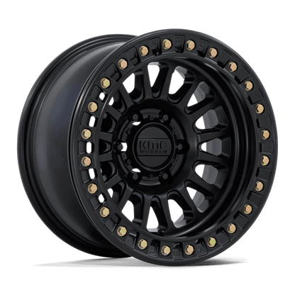 KMC KM239 IMPACT BEADLOCK 17x9 +25 Matte Black
