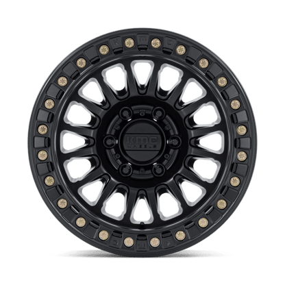 KMC KM239 IMPACT BEADLOCK 17x9 +1 Matte Black