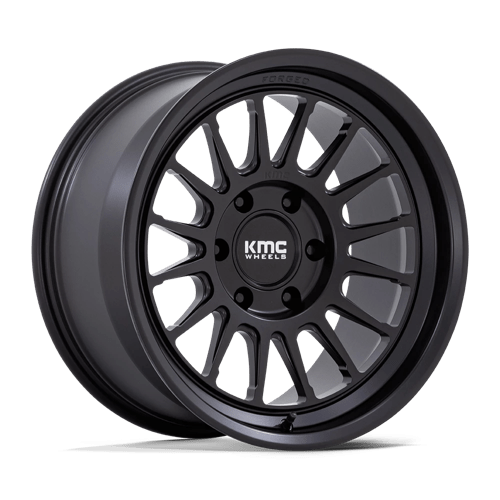 KMC KM447 IMPACT FORGED MONOBLOCK 18x9 6x139.7 -12 Satin Black