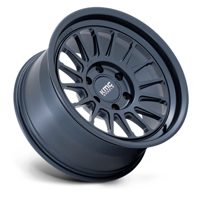 KMC KM447 IMPACT FORGED MONOBLOCK 17x8.5 6x139.7 -10 Metallic Blue