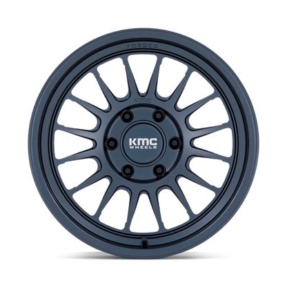 KMC KM447 IMPACT FORGED MONOBLOCK 18x9 6x135 -12 Metallic Blue